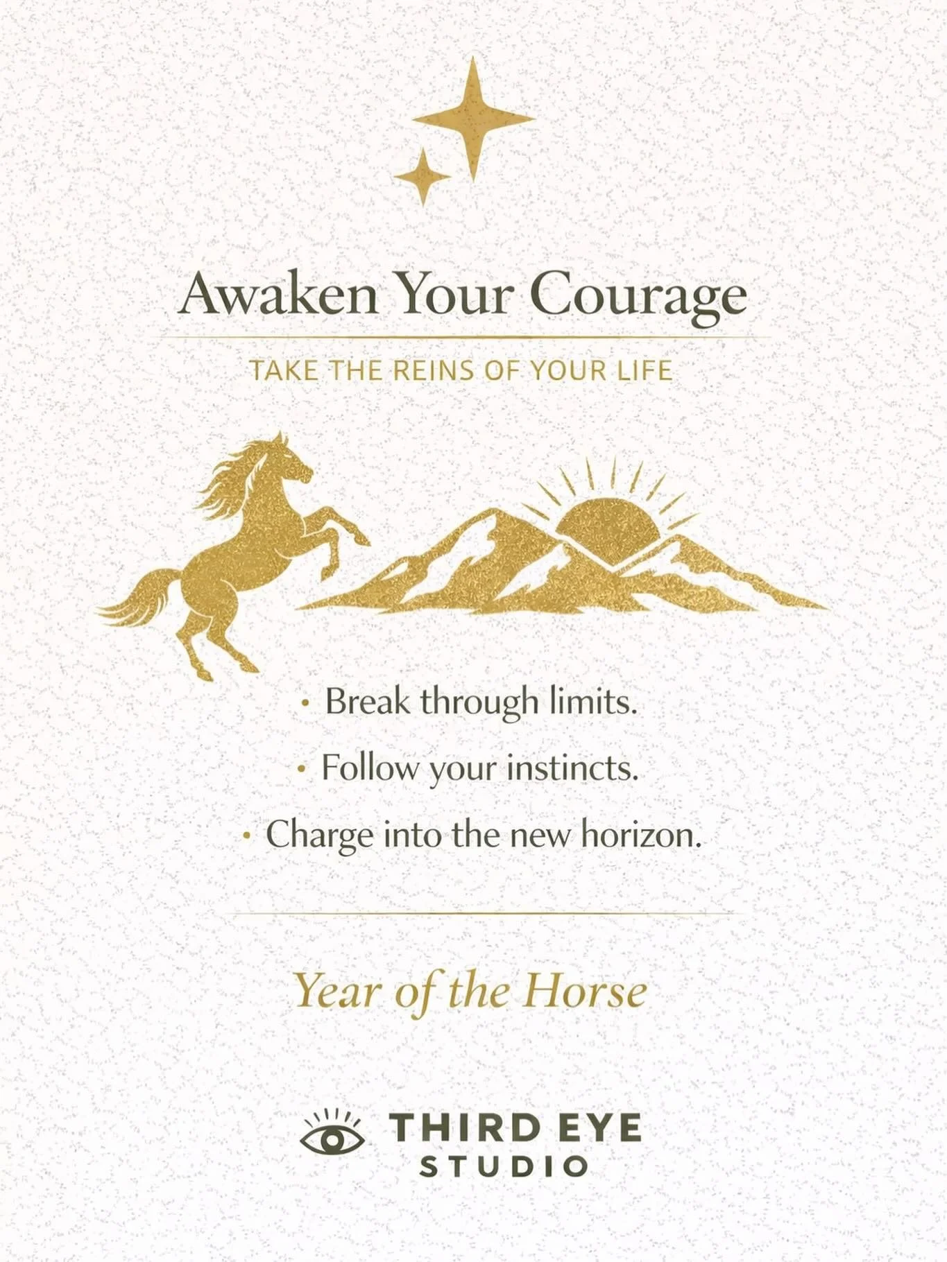 The Year of the Horse has zero chill 🐎✨
Fast energy, bold moves, and intuition yelling &ldquo;NOW.&rdquo;
If things feel like they&rsquo;re picking up speed&hellip; you&rsquo;re not losing control &mdash; you&rsquo;re gaining clarity.

What&rsquo;s 