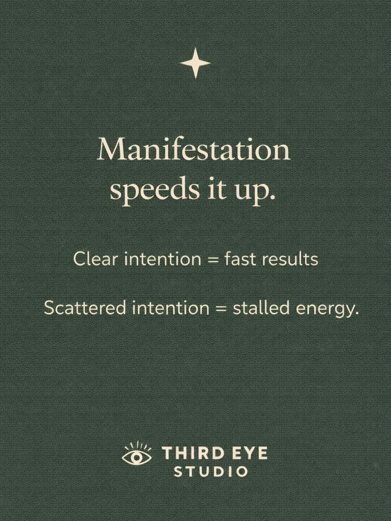 Manifestation isn&rsquo;t about doing more &mdash; it&rsquo;s about getting clear. ✨
When your intention is focused, energy moves fast.
When it&rsquo;s scattered, things stall&hellip; and frustration sets in.

Clarity creates momentum.

What&rsquo;s 