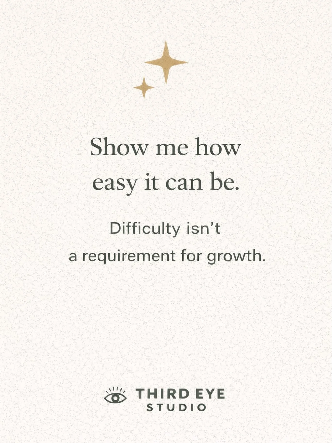 What if it doesn&rsquo;t have to be so hard? ✨
So many of us were taught that growth only comes through struggle &mdash; but that simply isn&rsquo;t true.

Ease is allowed. Alignment is allowed. Support is allowed.

What&rsquo;s one thing in your lif