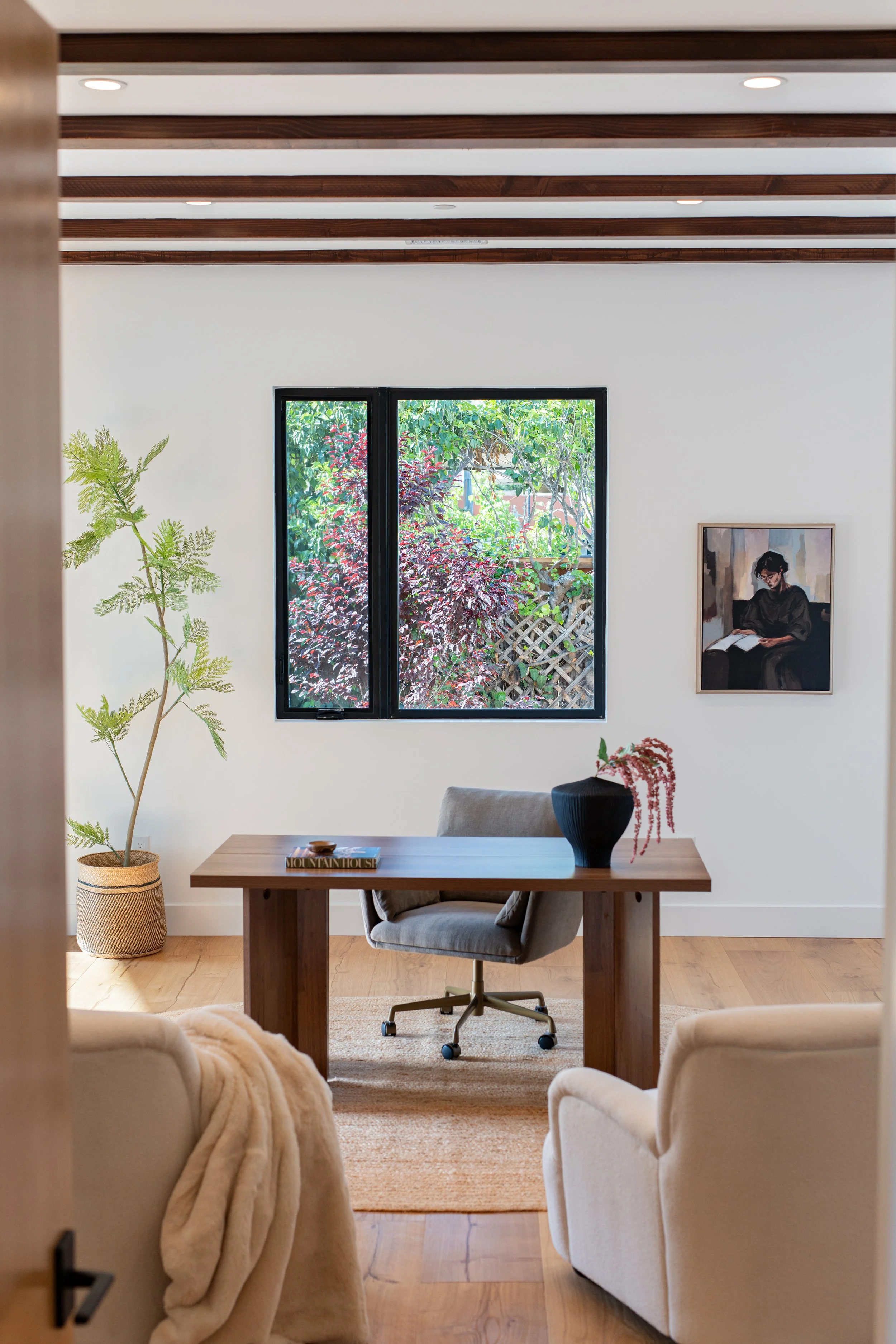 Bedroom office space