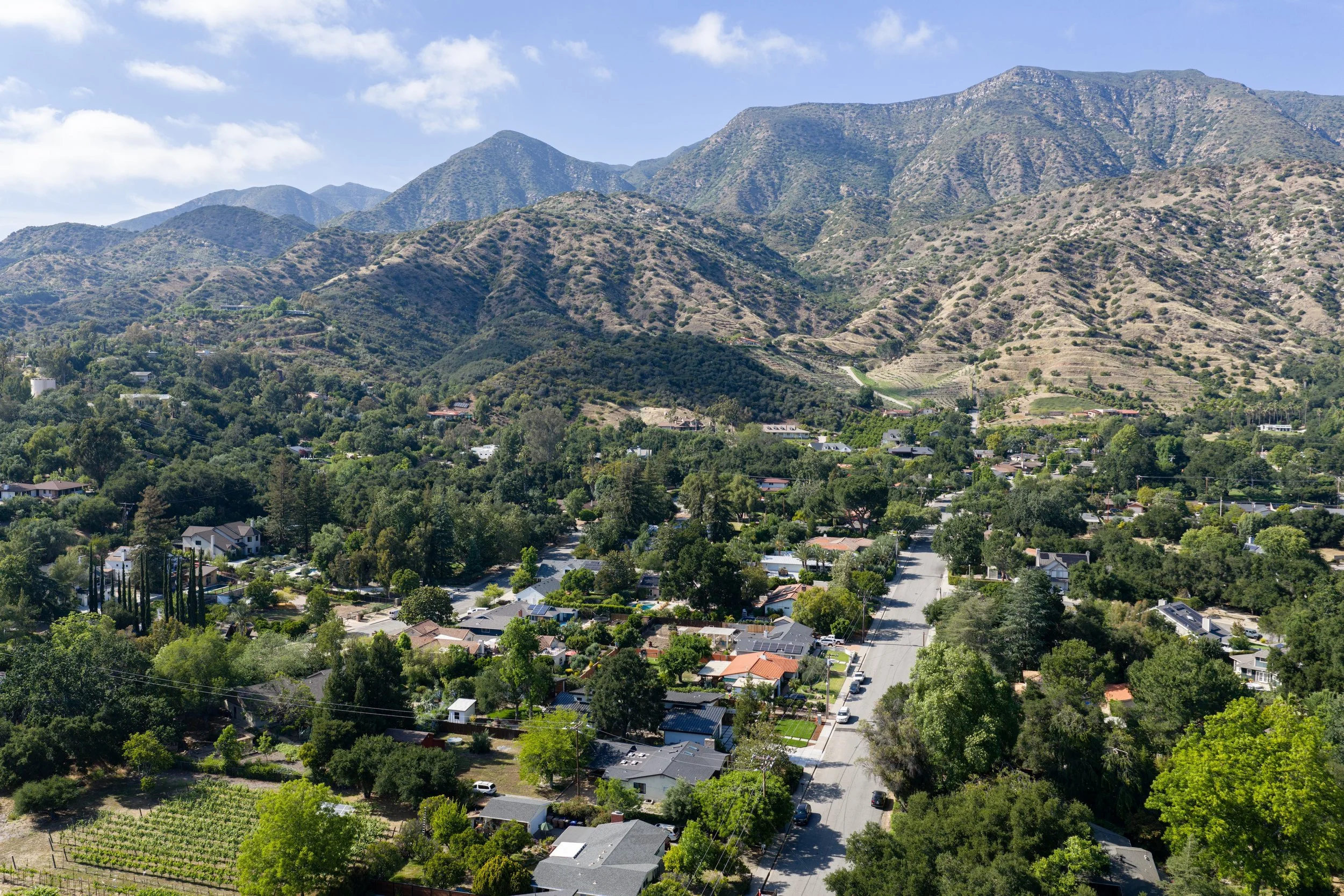 Ojai Topa Topa Mountain View