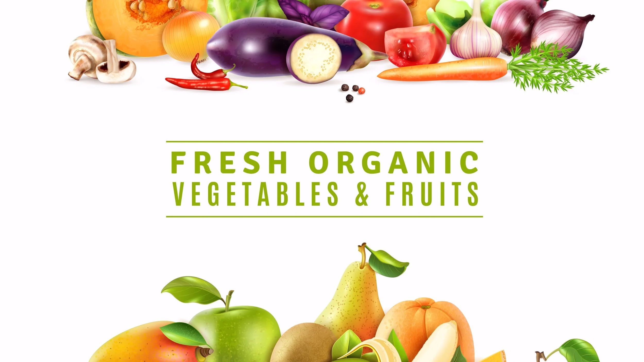 Fresh Fruits and Vegetables - Just Look at Them!