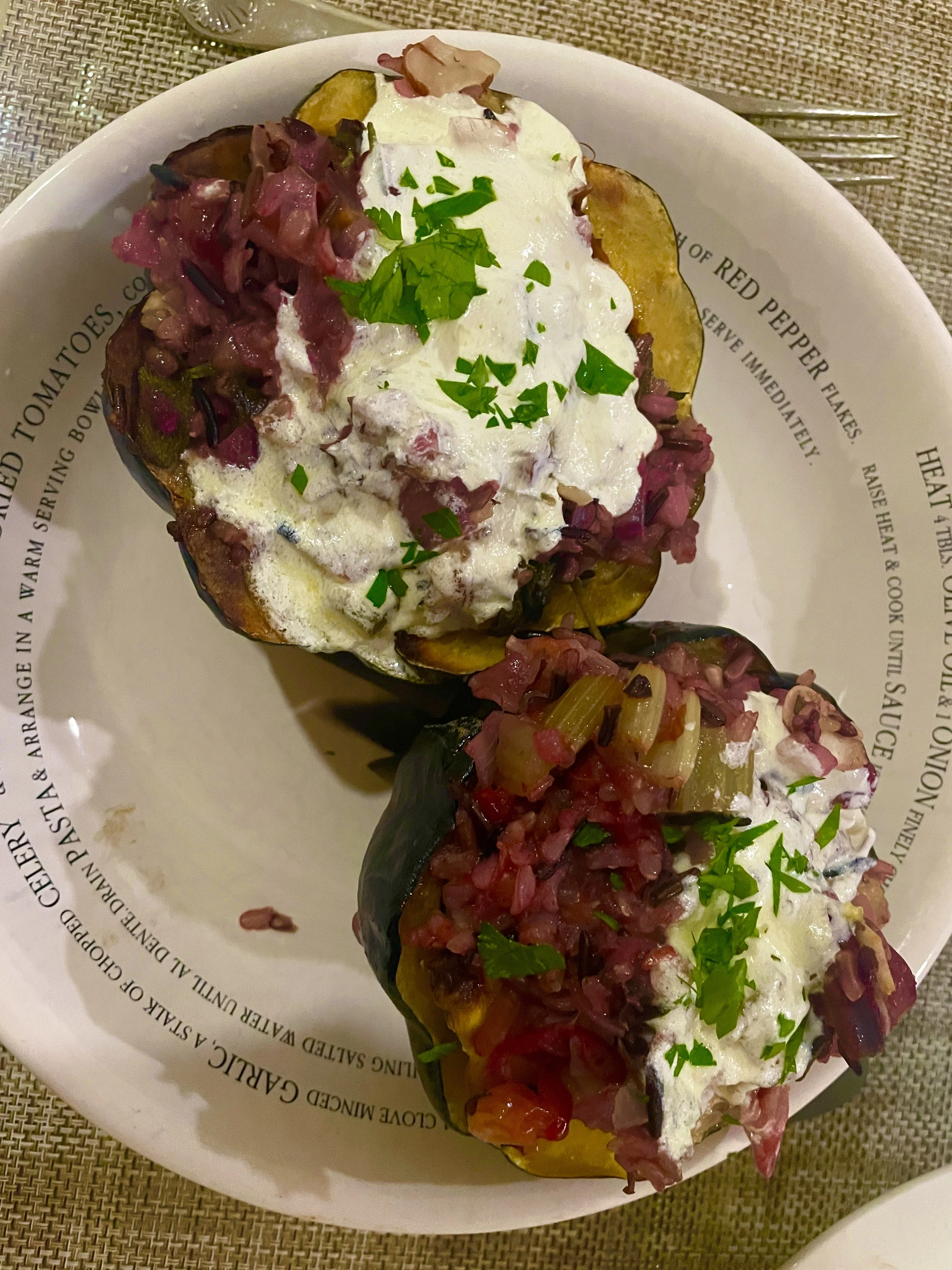 Vegetarian Recipe: Squash and Cranberries