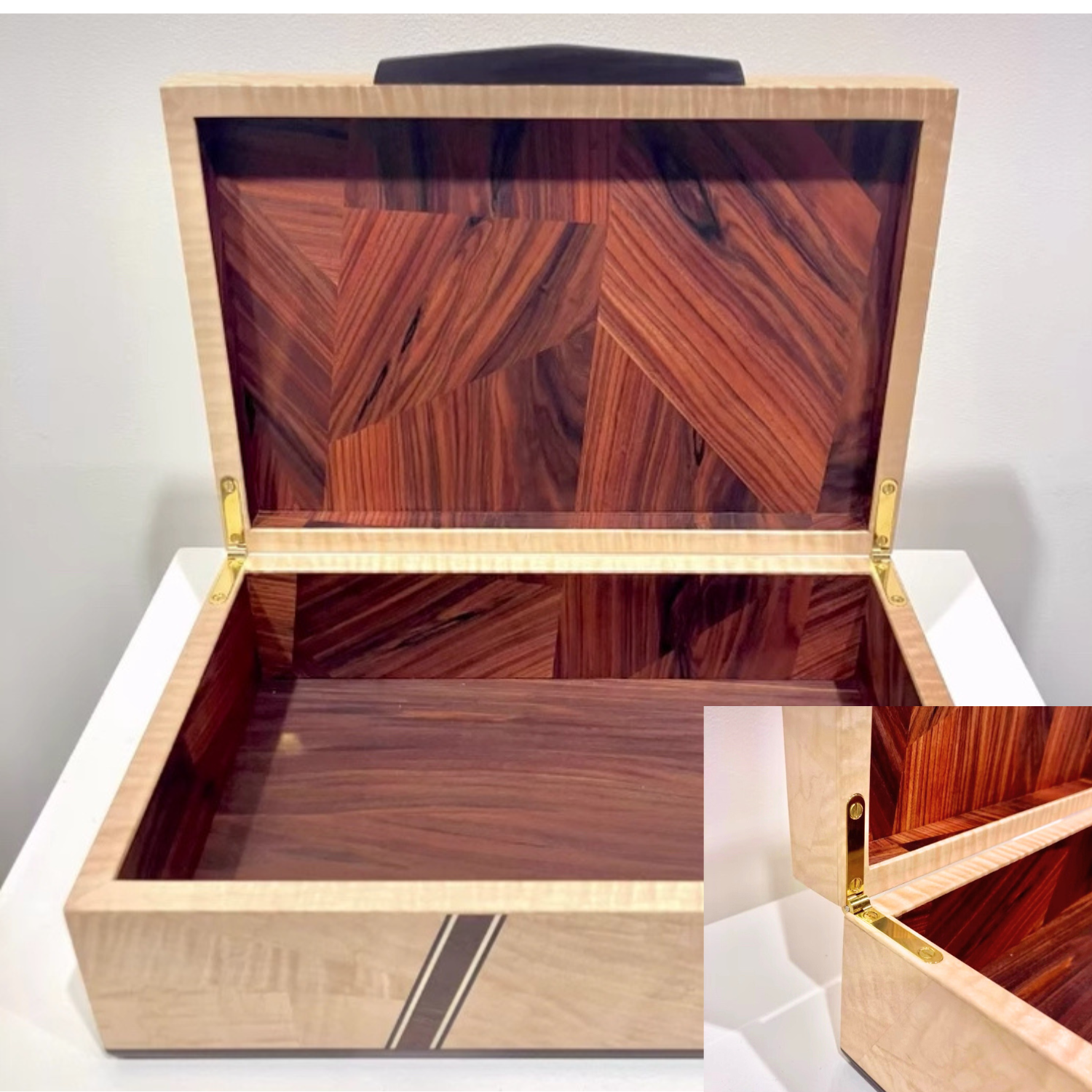 Decorative Box - details, hinge 