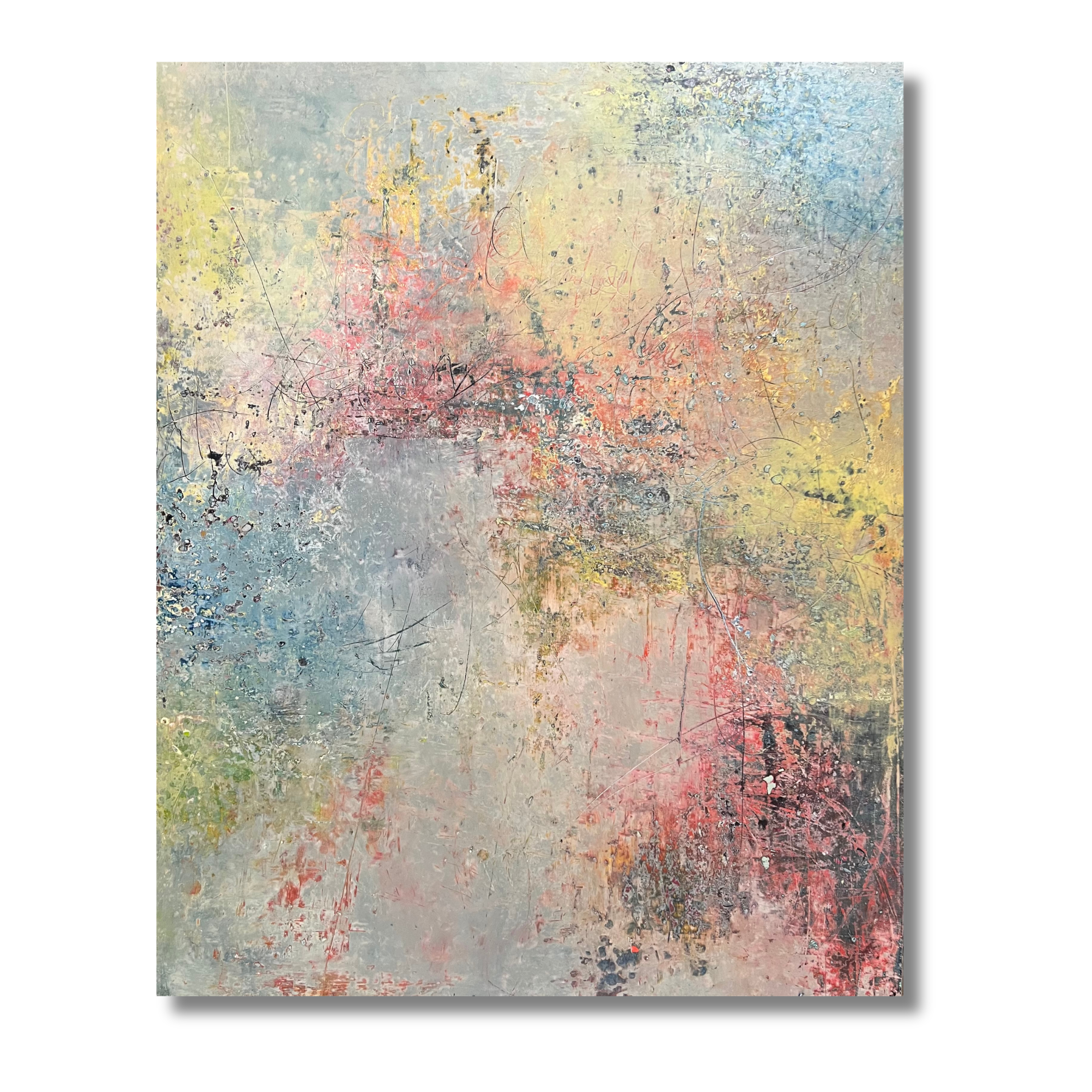 Otronto, oil and cold wax on gallery profile birch panel, 30” x 24”, 2025

