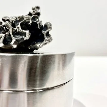Sterling Silver Box: Detail