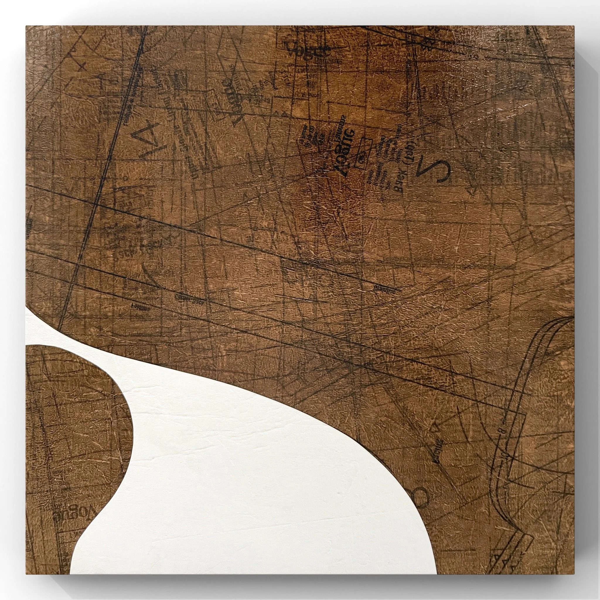 "Mod II"
Mixed Media on canvas
18"x18"