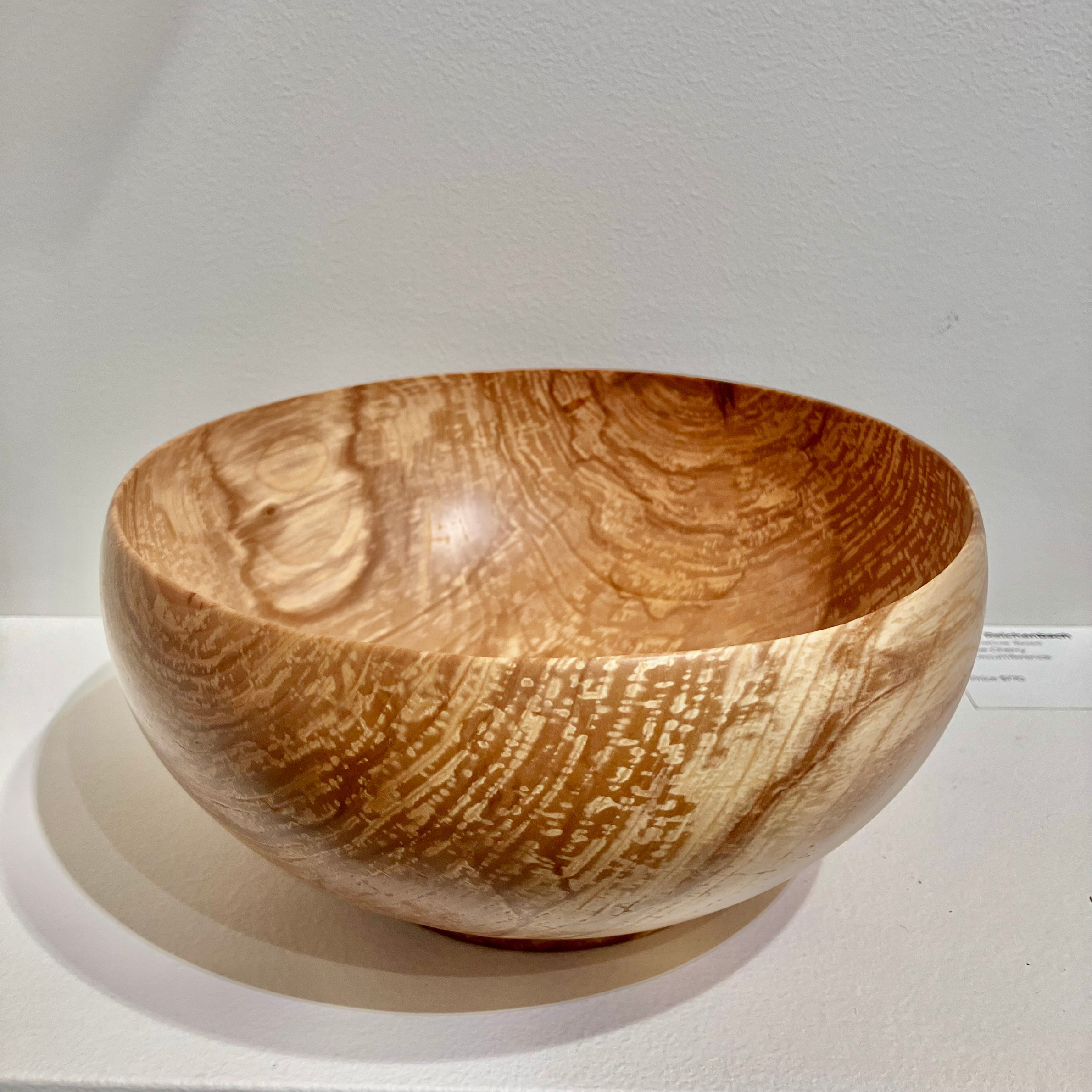 Plum leaf spalted crab apple wood bowl