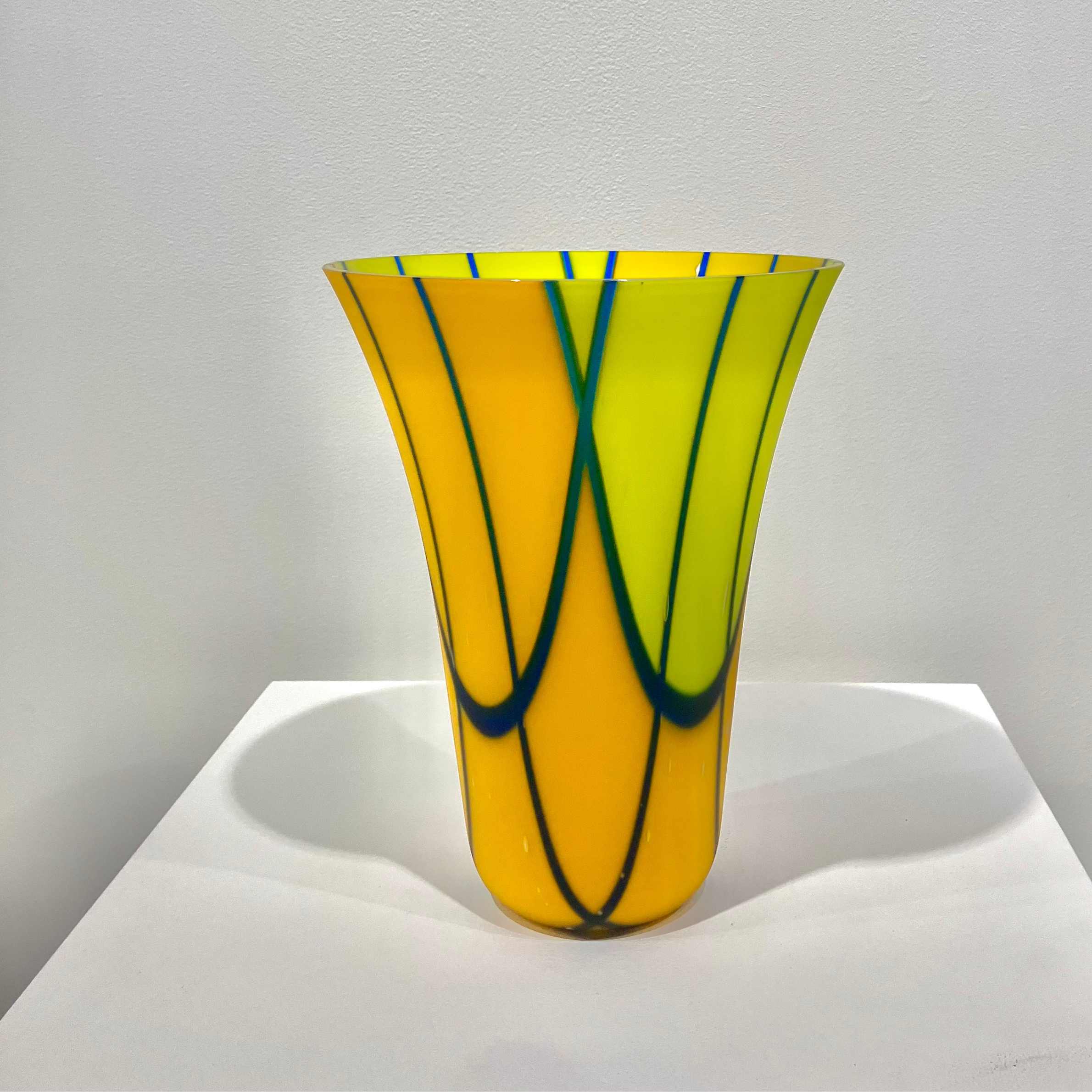 Dropout Vessel 14, Fused glass, 19" x 19" x 25" 2026
