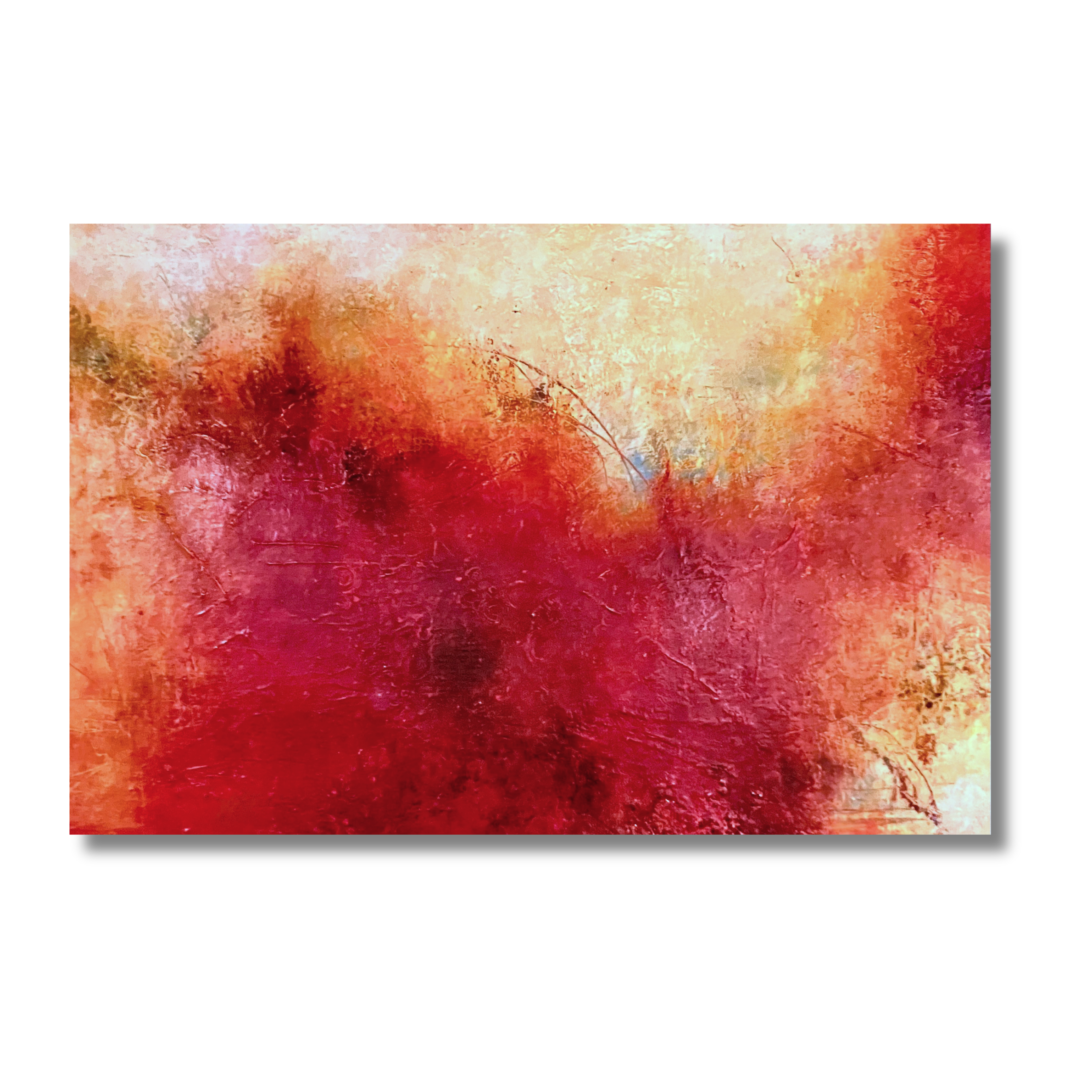 Chaledony, oil and cold wax on gallery profile birch panel, 40" x 60"