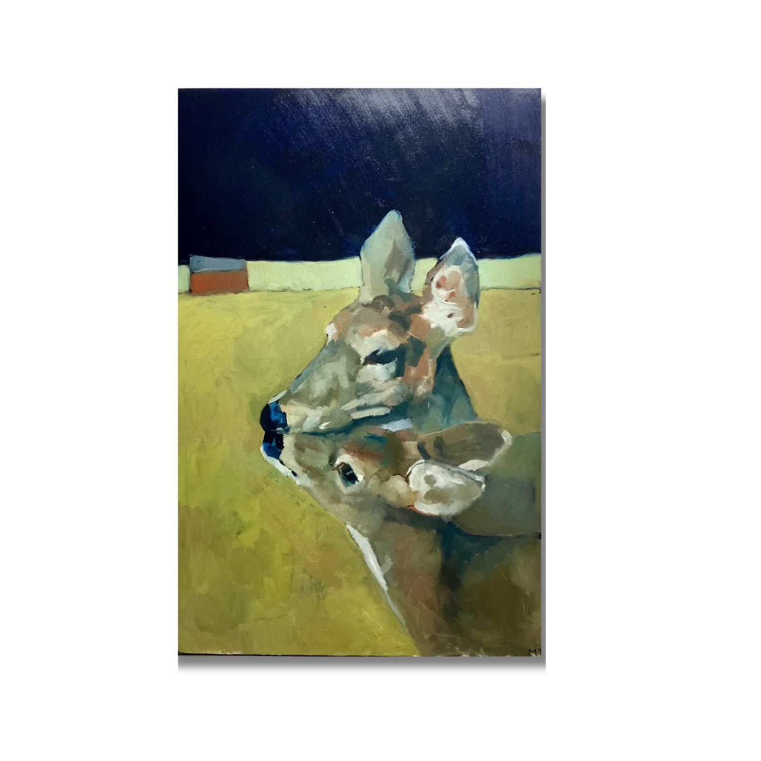 "Mother and Child", Oil on canvas, 24″ x 36″