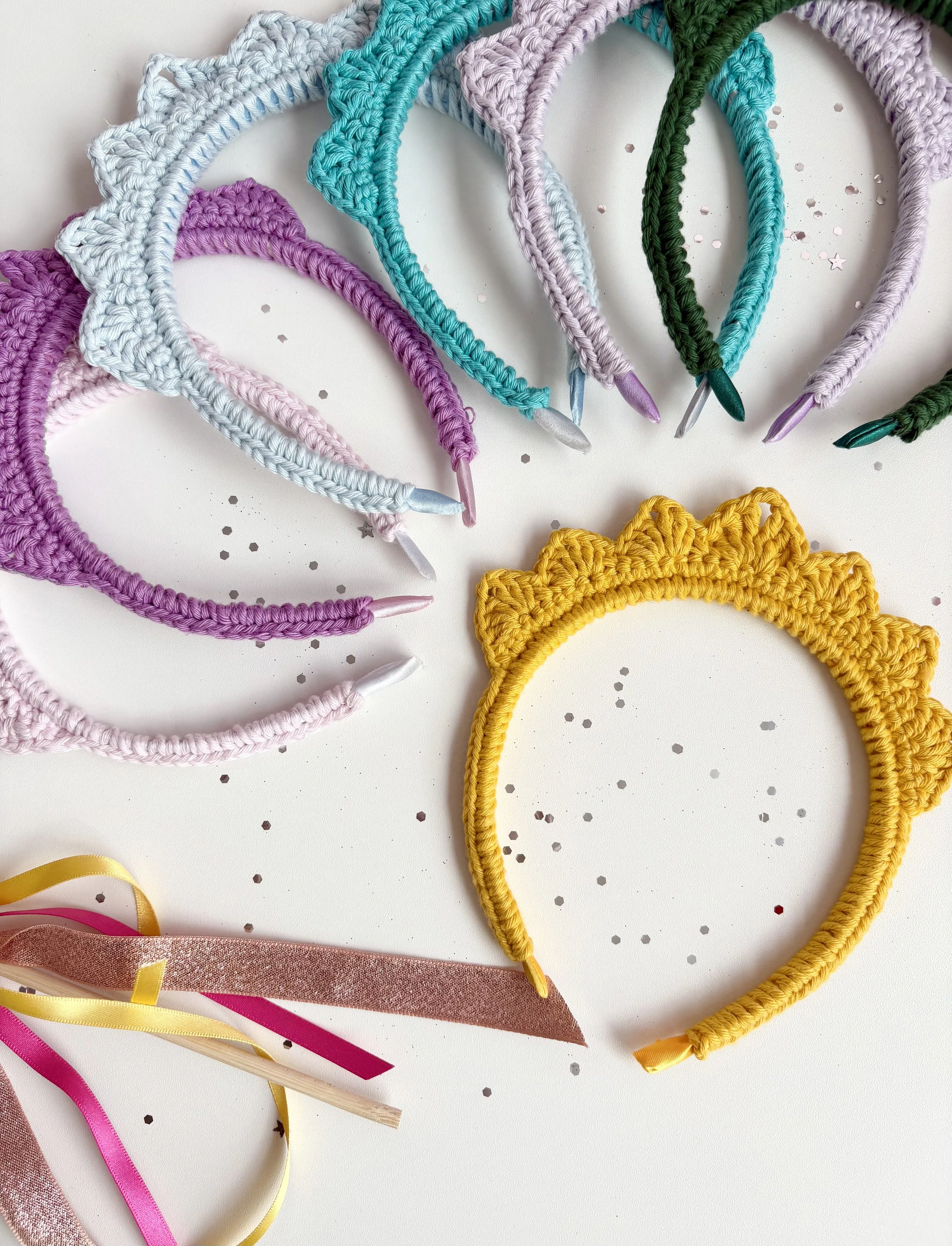 Crochet Tiara Headband