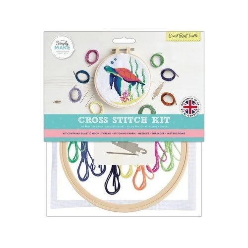 Coral Reef Turtle - Cross Stitch Kit