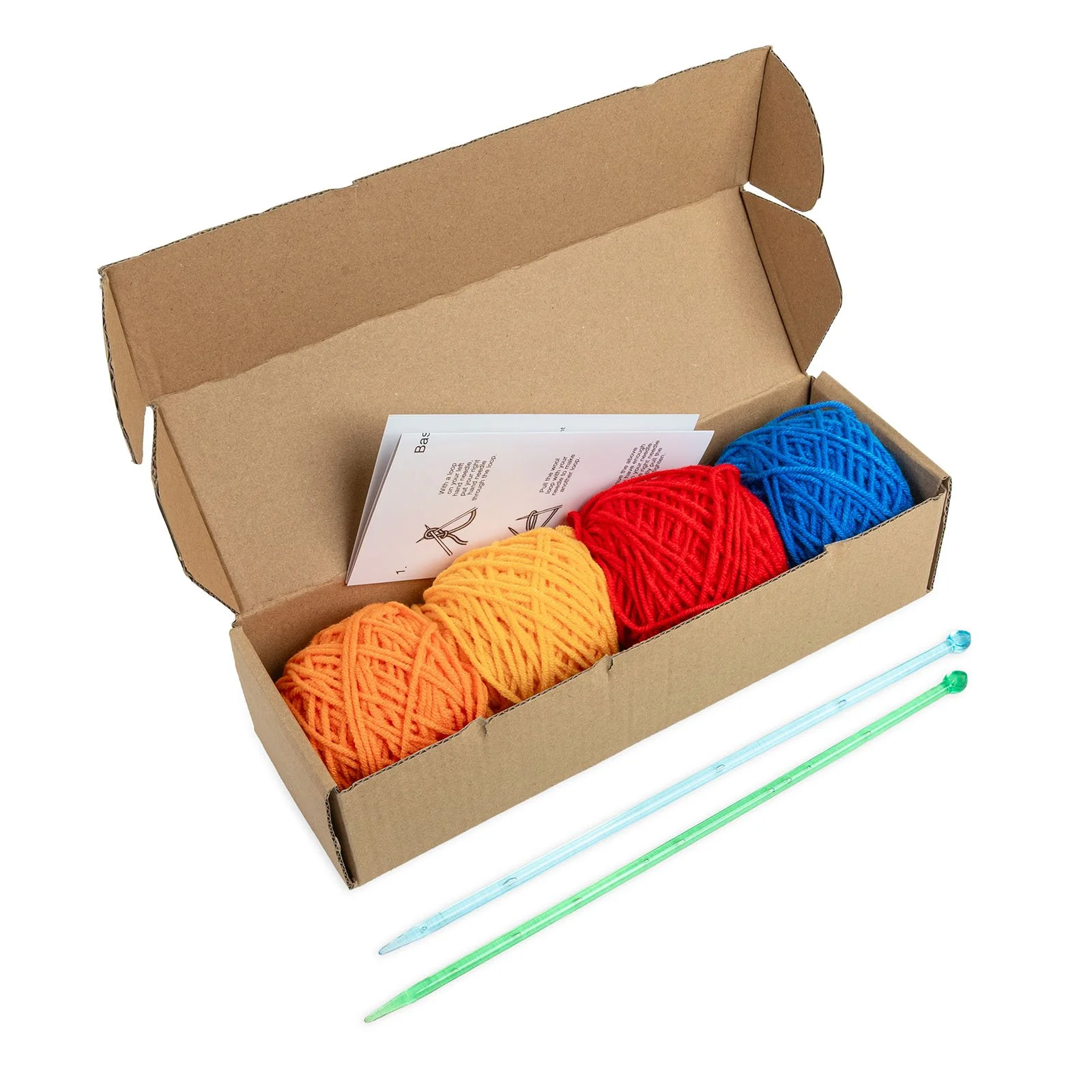 Beginner Knitting Kit - Primary