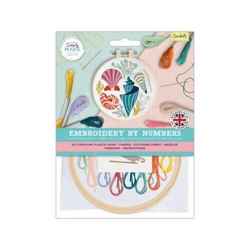Seashells - Embroidery By Numbers