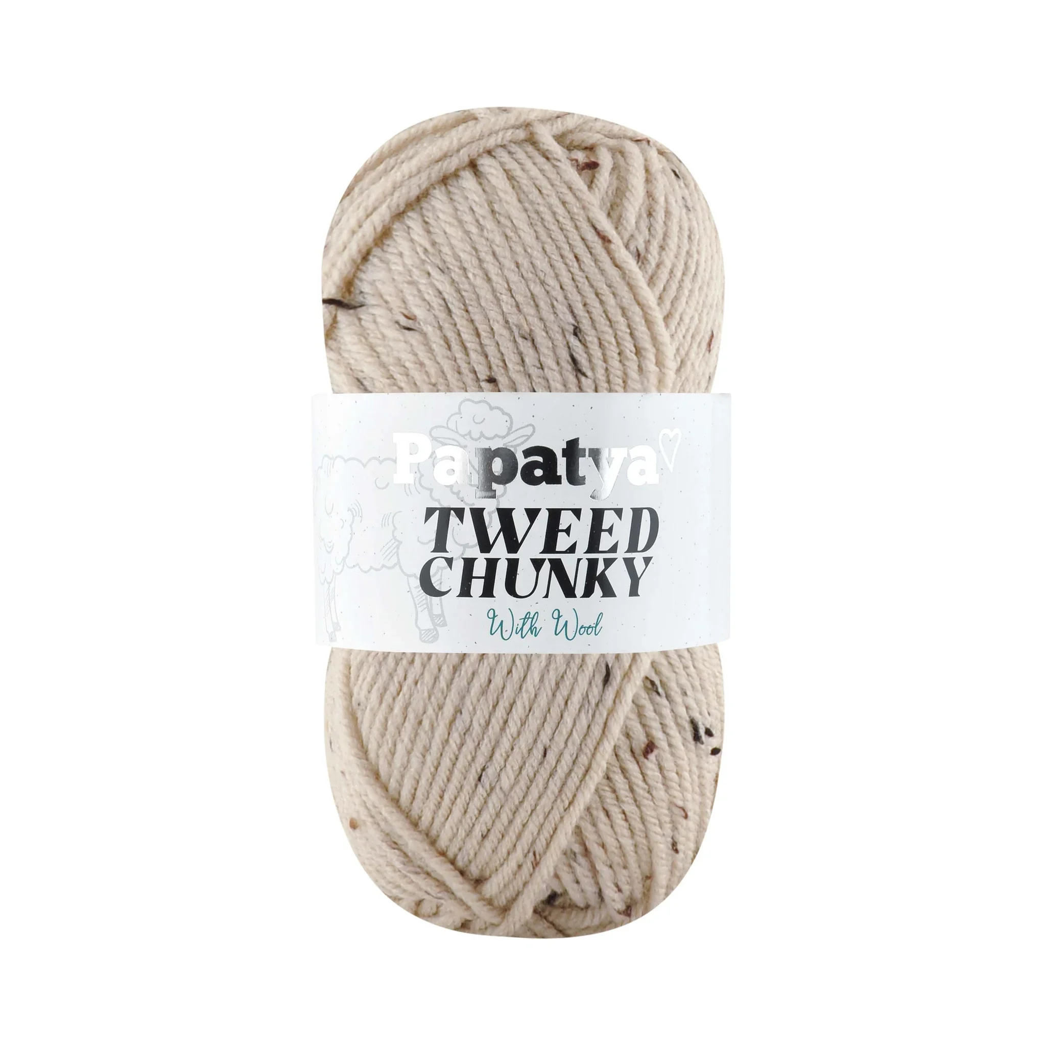 Papatya Tweed Chunky with Wool