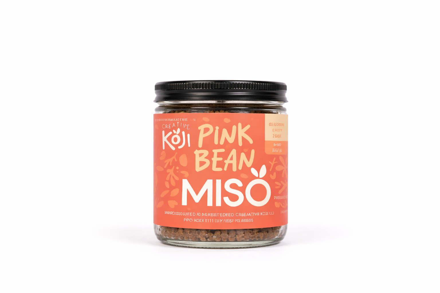 Pink Bean Miso in clear jar.png