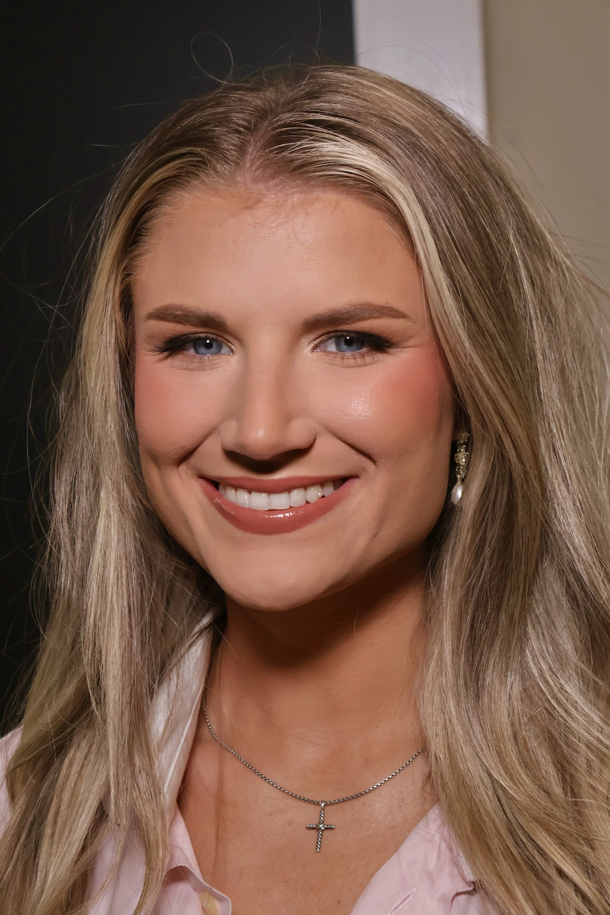 glowing and natural bridesmaid makeup in jackson, mississippi
