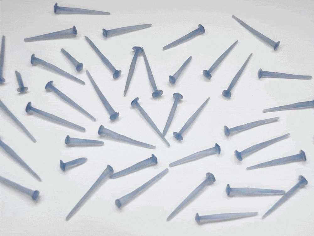 Untitled (glass nails)