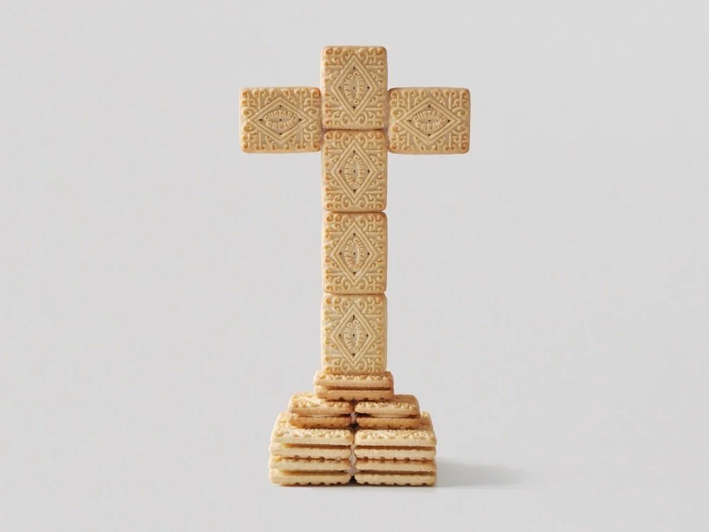Untitled (custard cream cross)
