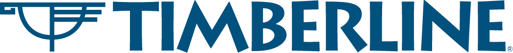 Timberline logo with a stylized tree, snowgoose graphic above the word 'Timberline' in blue text.
