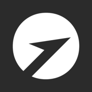 Empower Moves Collective icon representing forward movement and direction.