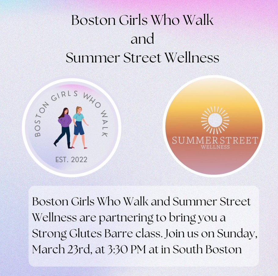 Boston Girls Who Walk - Strong Glutes Barre