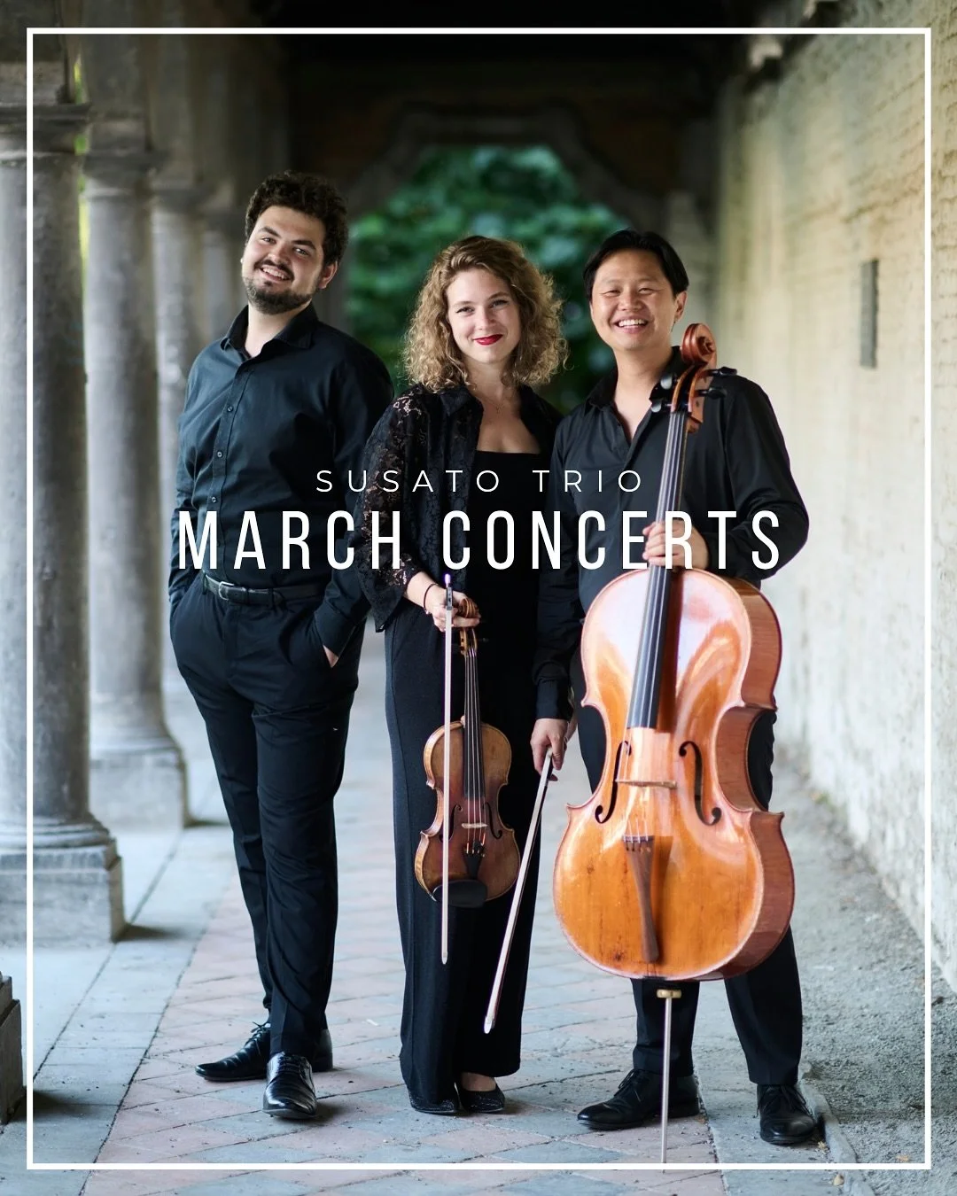 We&rsquo;re gearing up for a busy March, playing 7 concerts including the official Spring Concert of the Belgian Royal Palace AND our very first Beethoven Triple Concerto!! 😍🔥🤯

🌷You can find all info and links to tickets on our website www.susat
