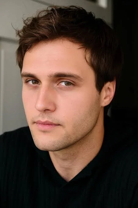 Smiling woman with curly hair, wearing glasses and jewelry, indoors.