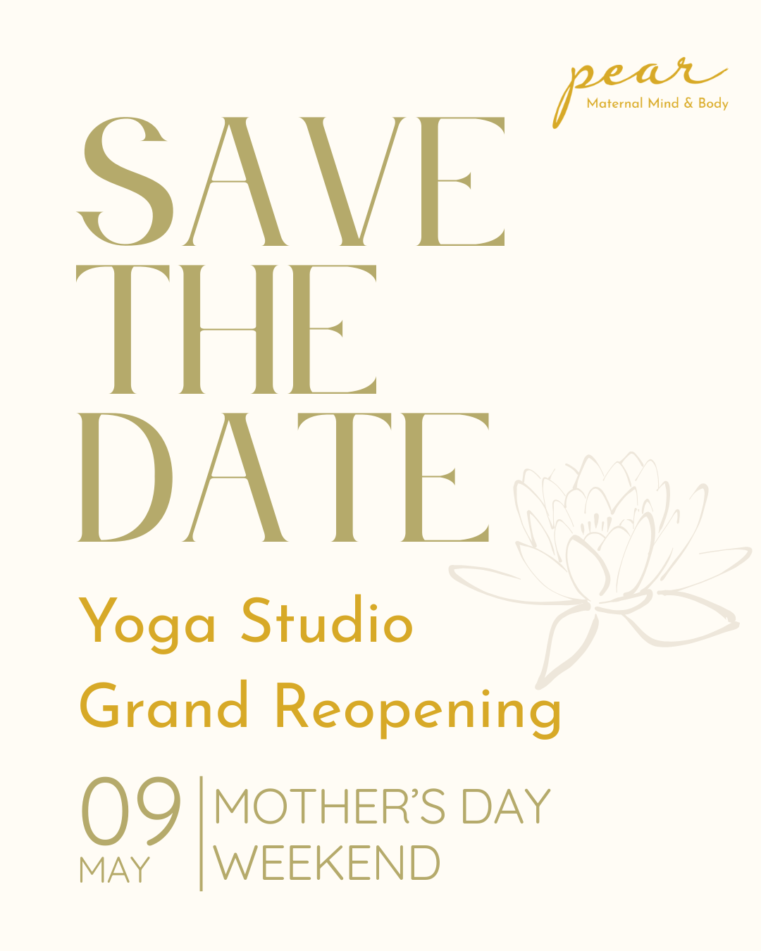 Yoga Studio Grand Reopening