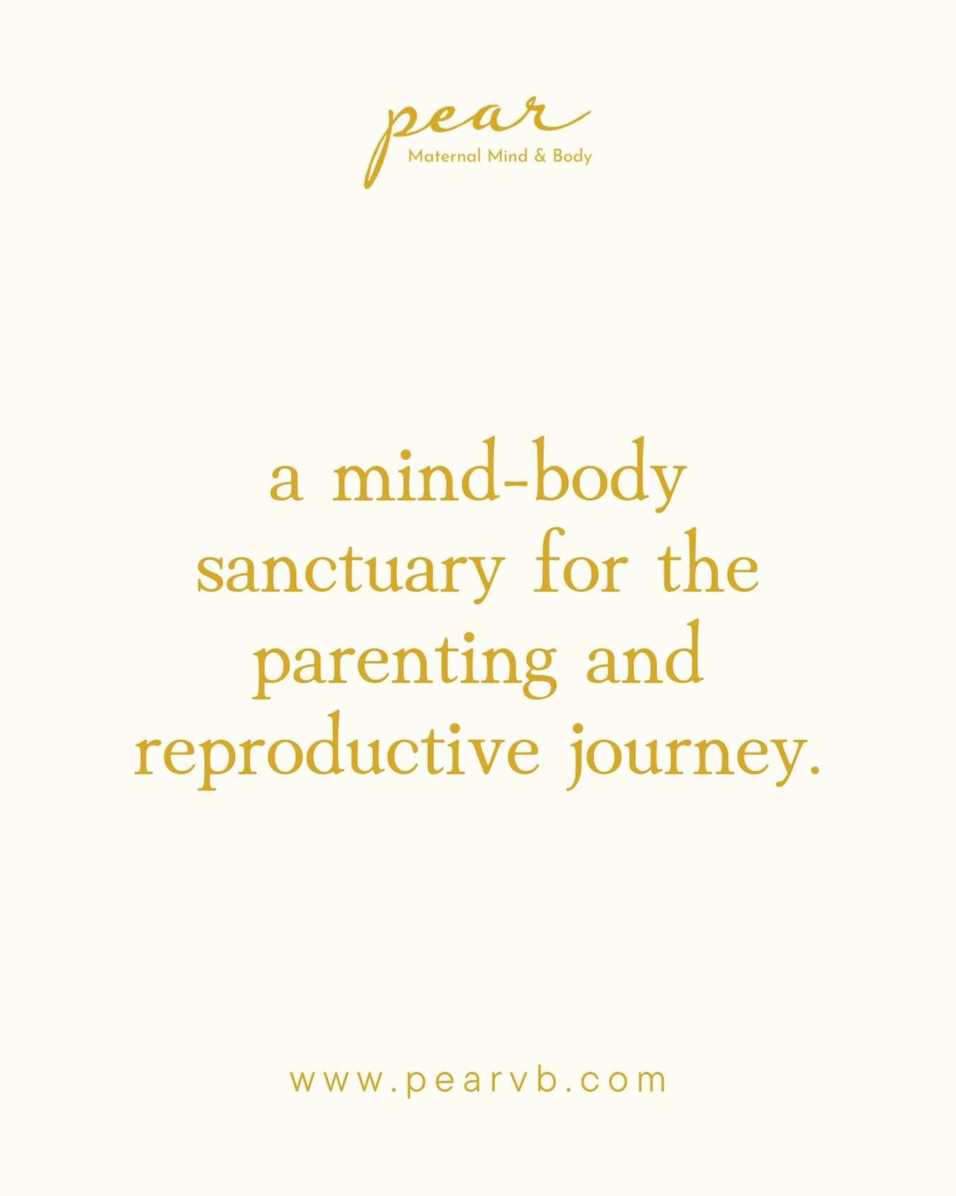 Motherhood changes everything.
You don&rsquo;t have to navigate it alone.

pear is a space for women to move, heal, and be supported&mdash;physically and emotionally&mdash;through pregnancy, postpartum, and every stage of motherhood.

At our core, th