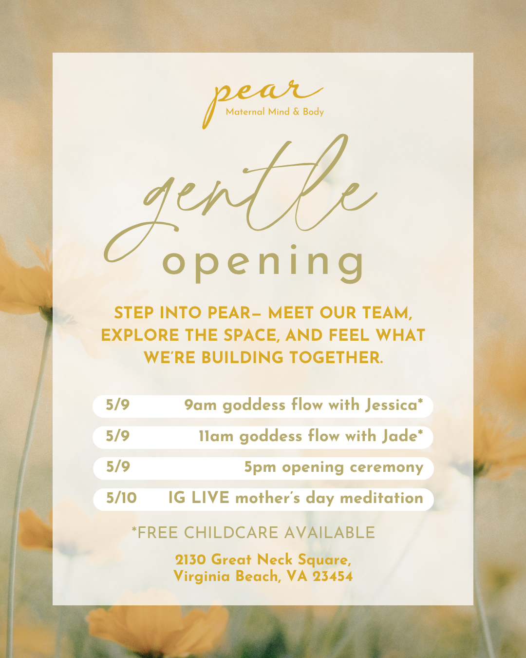 Yoga Studio Gentle Opening
