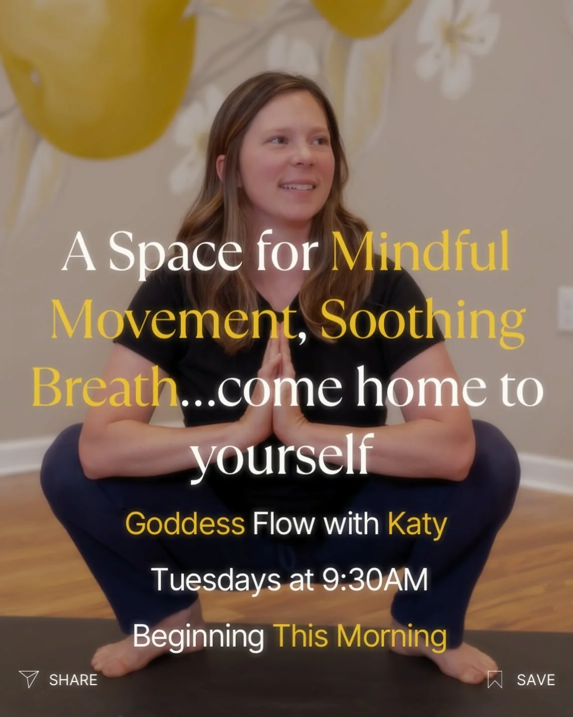 This morning at pear ✨

Join Katy for Goddess Flow at 9:30AM. This is a nurturing class blending mindful movement, breathwork, and guided meditation to support emotional wellness and nervous system regulation.

This space was created for women to slo