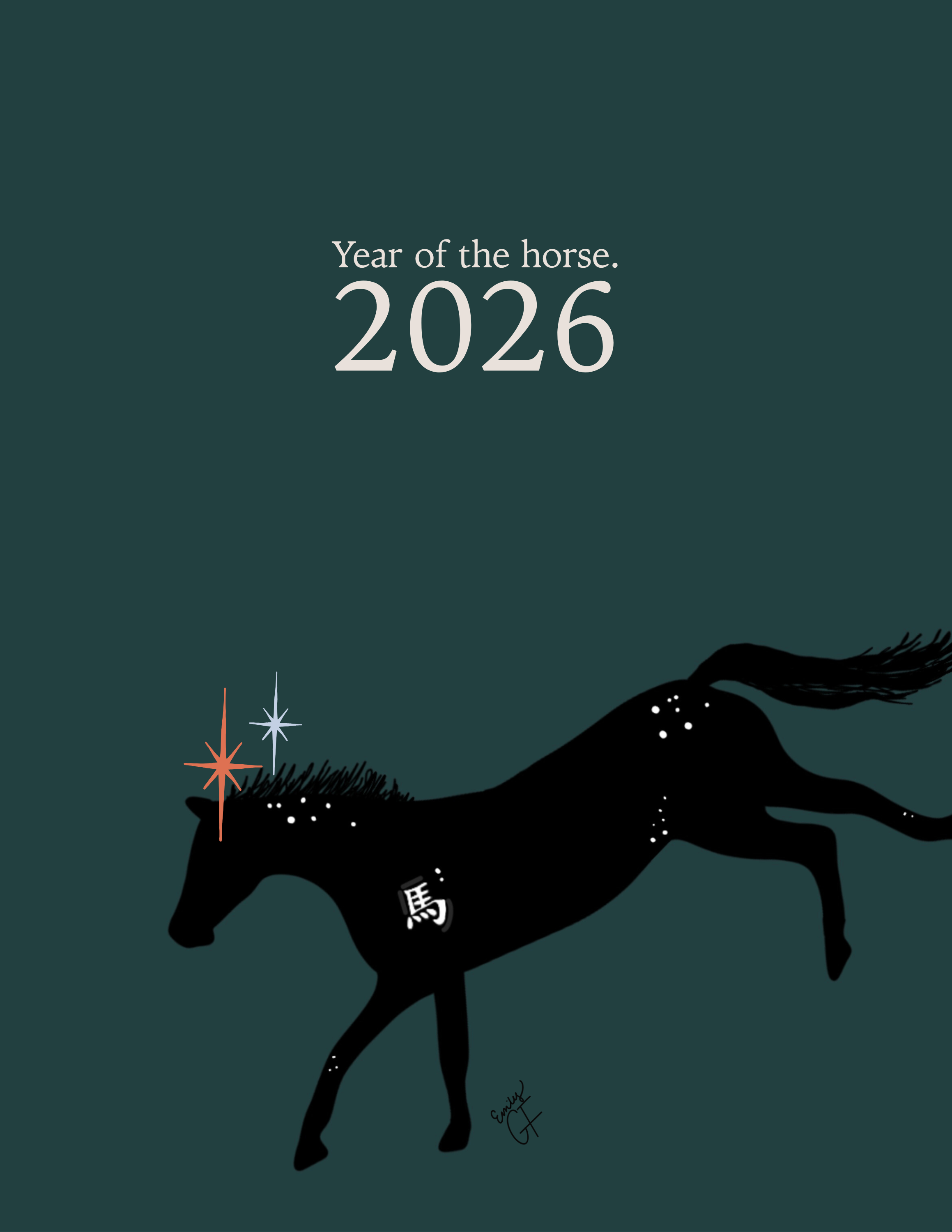 The Year of the Horse.&nbsp;
