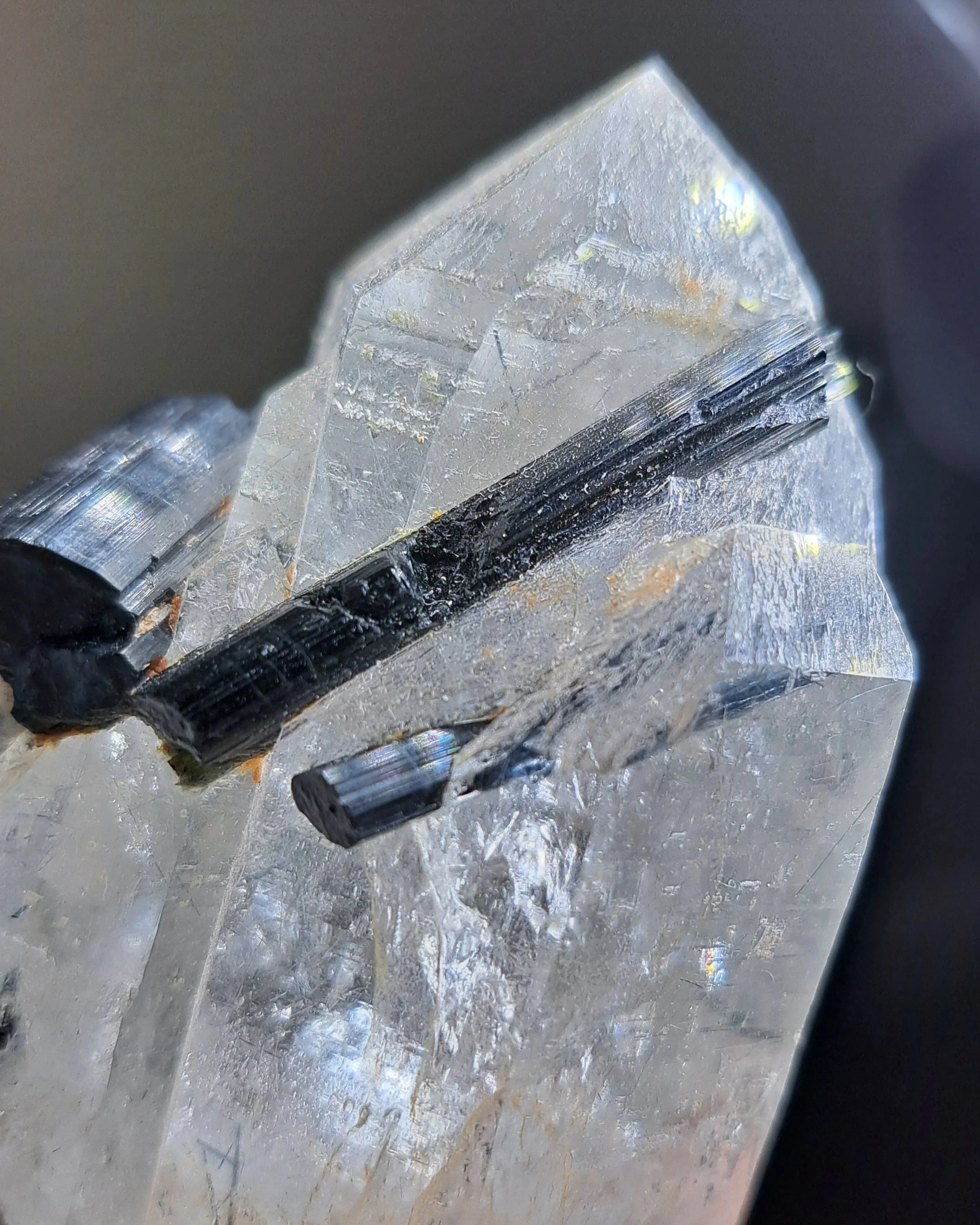 Rocksity Shop NEW BG3 Adaptogenic Blue Tourmaline on Cathedral Quartz