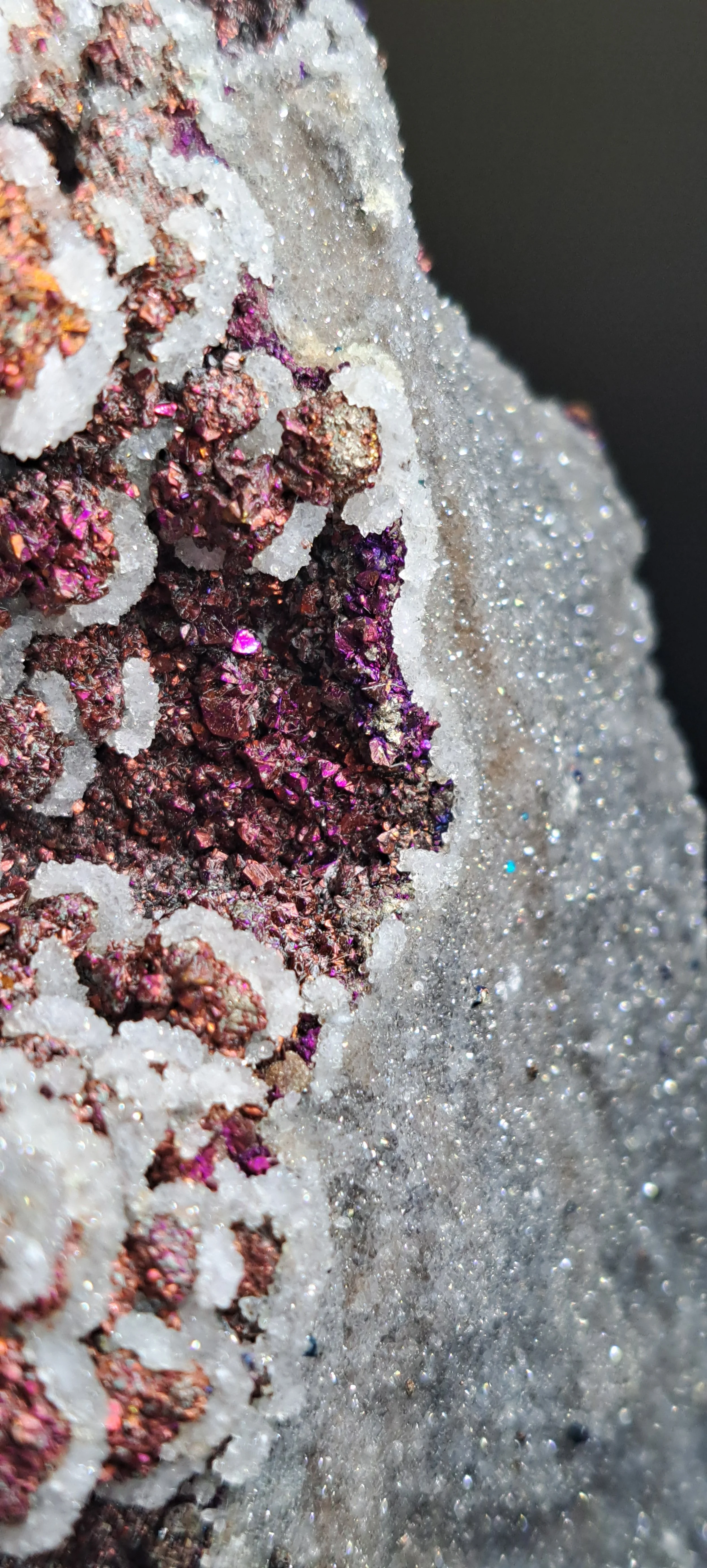Incredible Casteel Mine Drusy Chalcopyrite