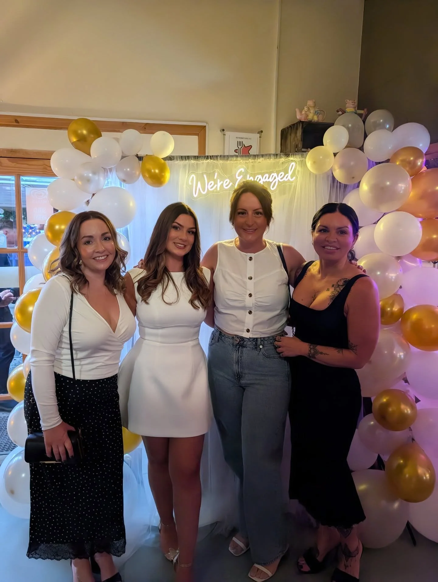 Celebrating our Beautiful Christina's engagement party 🤎