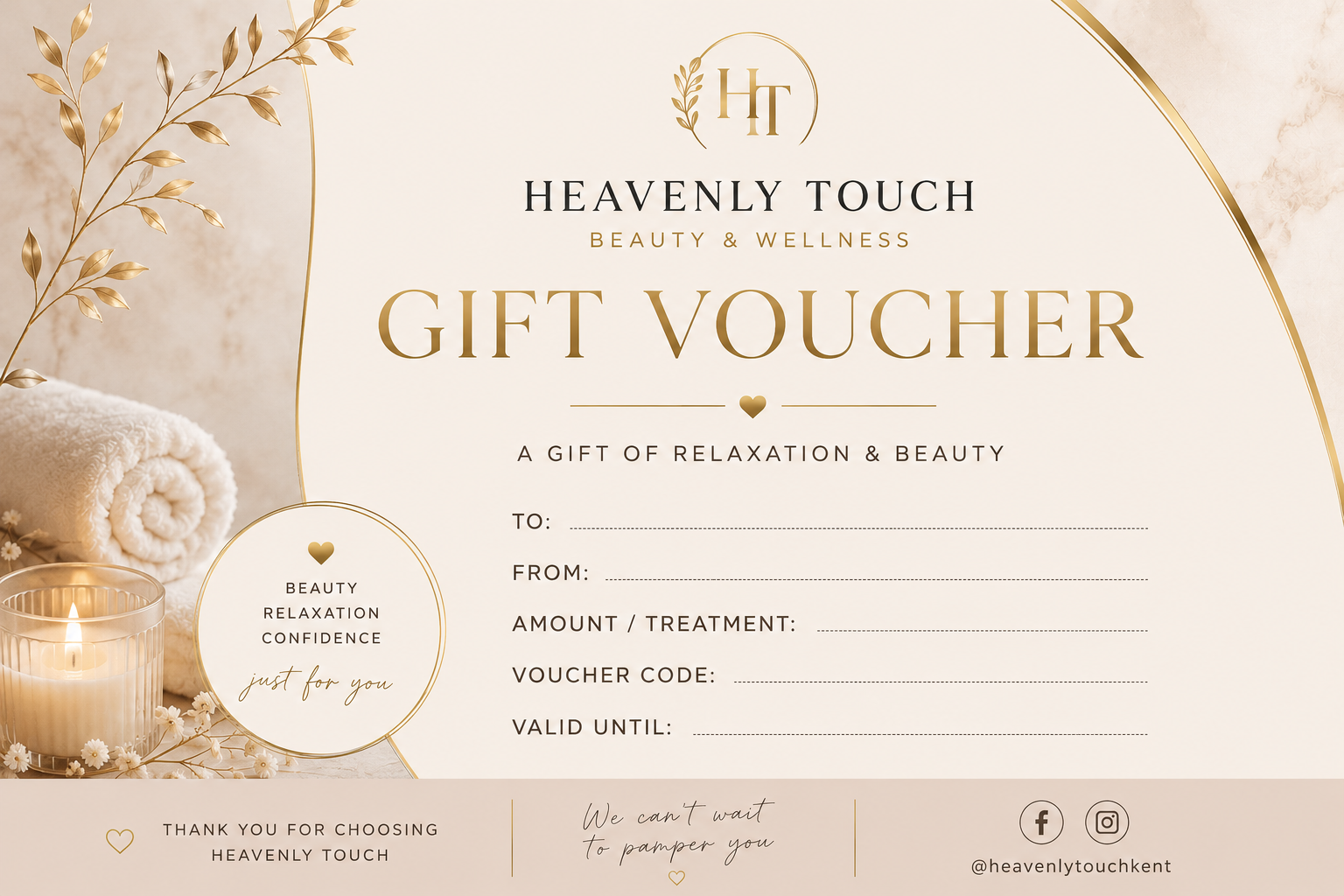 Heavenly Touch Gift Voucher
