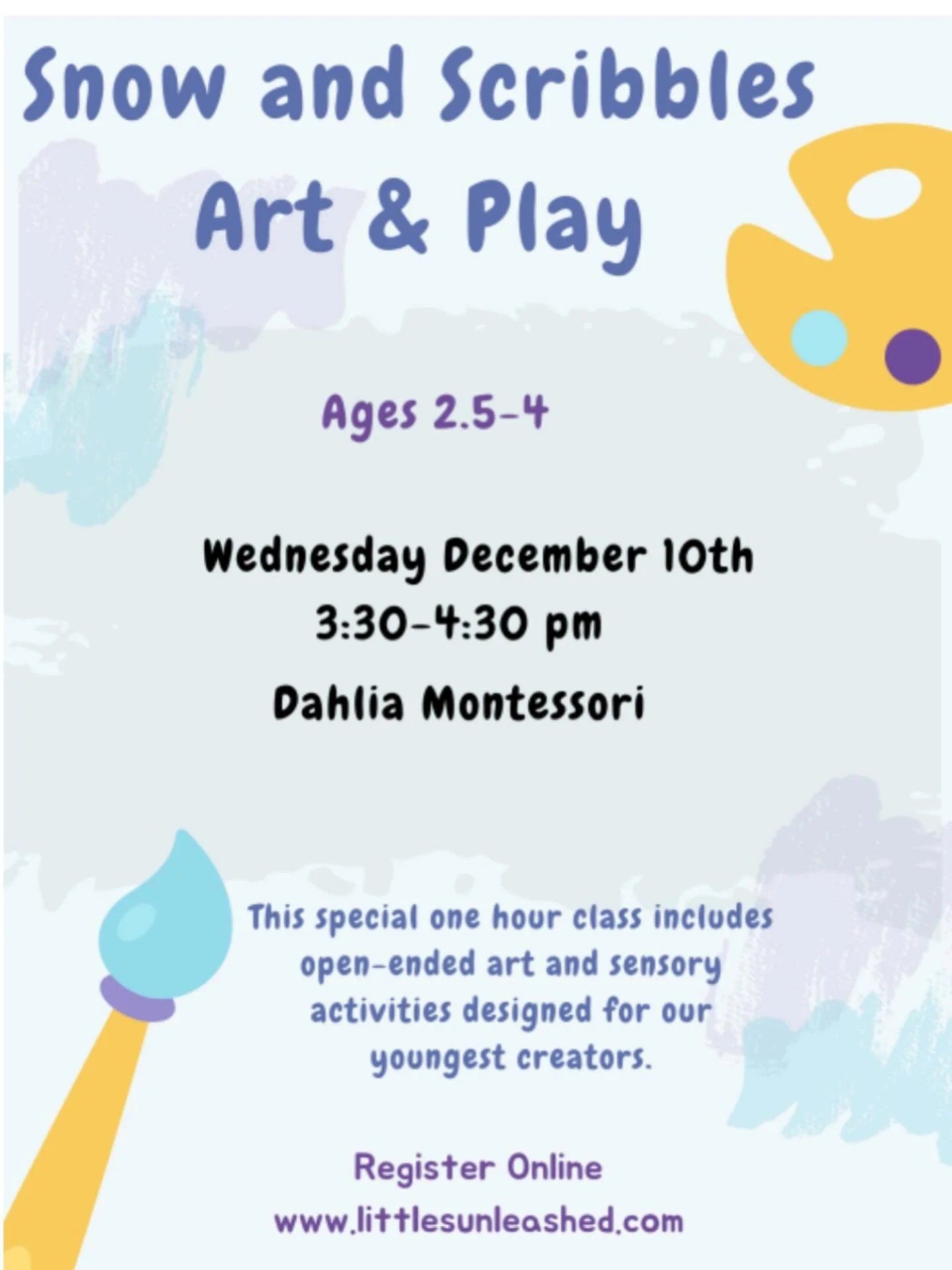 Why should big kids have all the fun? Unleash your even younger little at a sensory-focused art experience featuring open-ended materials at Dahlia Montessori in Allenhurst. Register at littlesunleashed.com.