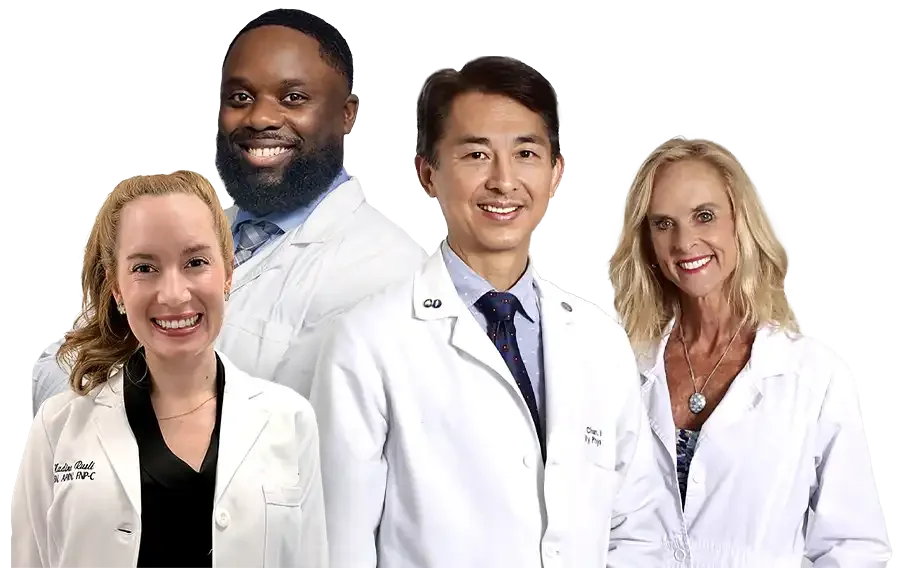 Dr. Chan, Dr. Philippe, and Nurse Practitioners