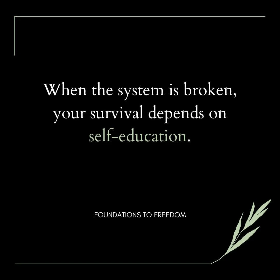 Because no one is coming to save you.
Because the school system won&rsquo;t teach you how to build wealth, think critically, or heal what&rsquo;s generational.
Because waiting for permission keeps you broke &mdash; mentally, emotionally, and financia