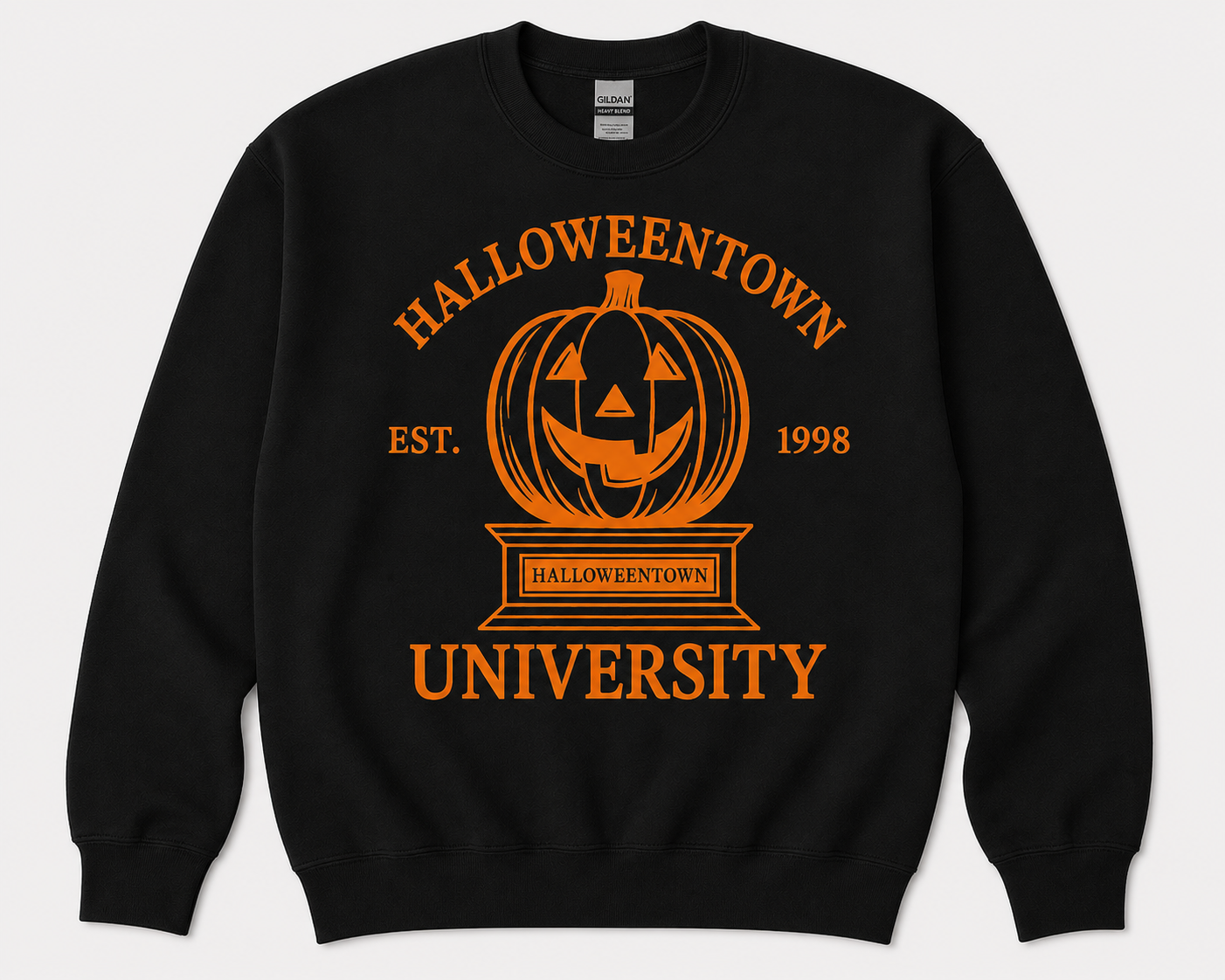 University of Halloweentown Crewneck - Black & Orange