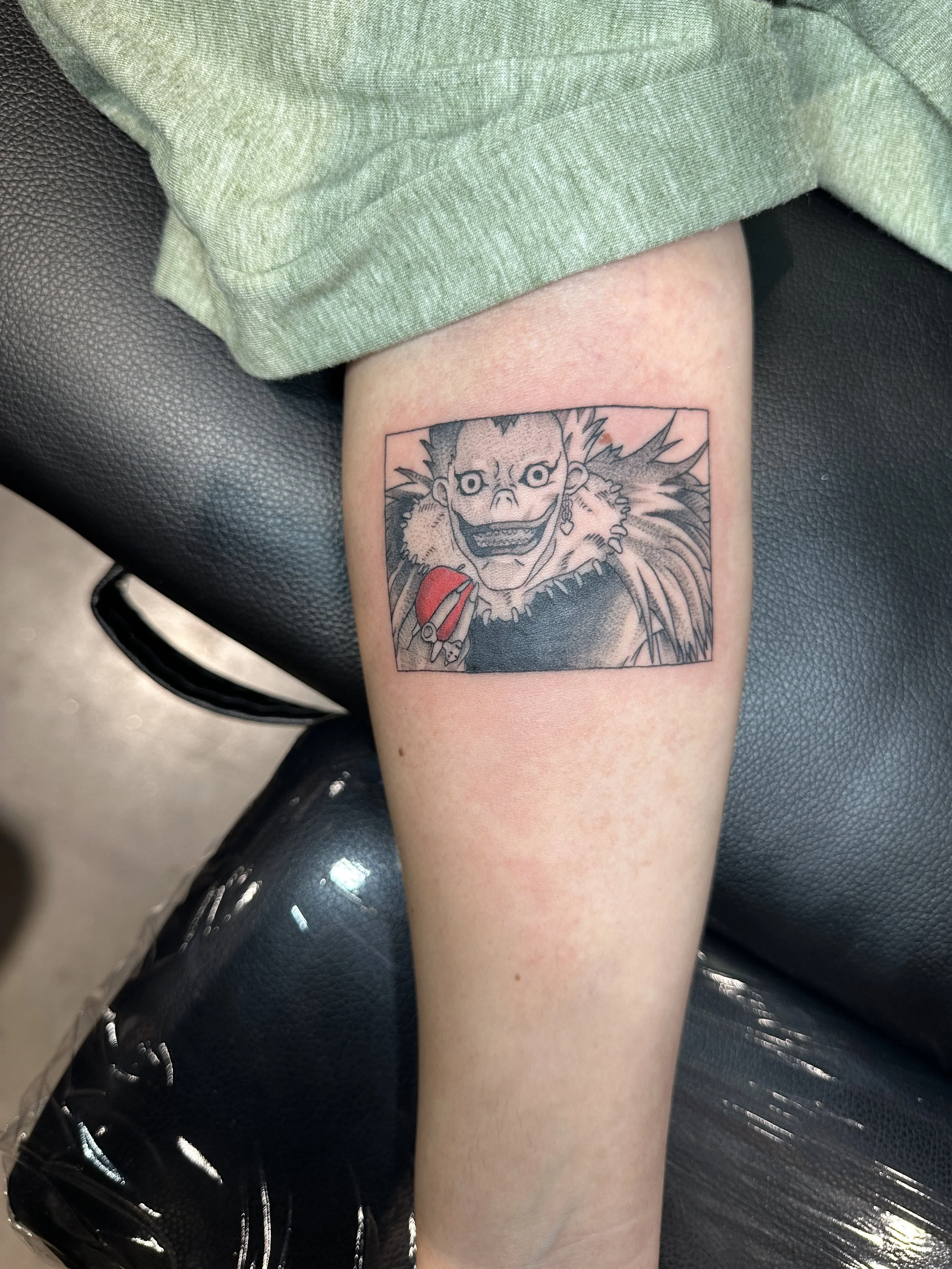 Death Note Tattoo By Dr. Hudson