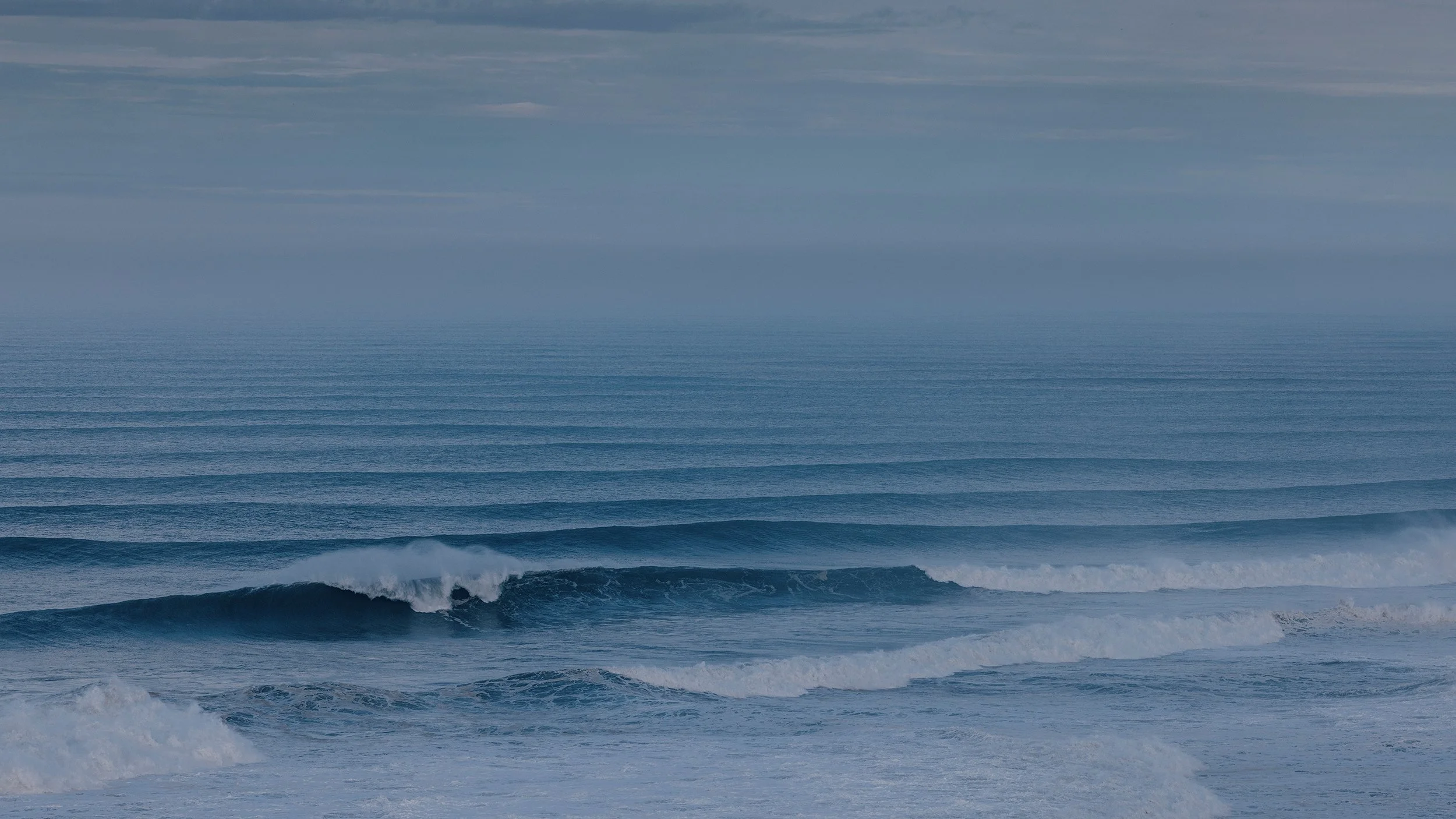 Swell visualized, Praia do Norte, Nazaré