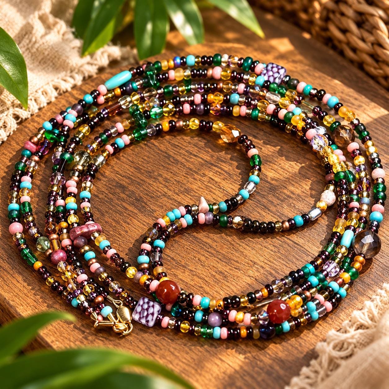 Wildflower Multicolor Waist Beads