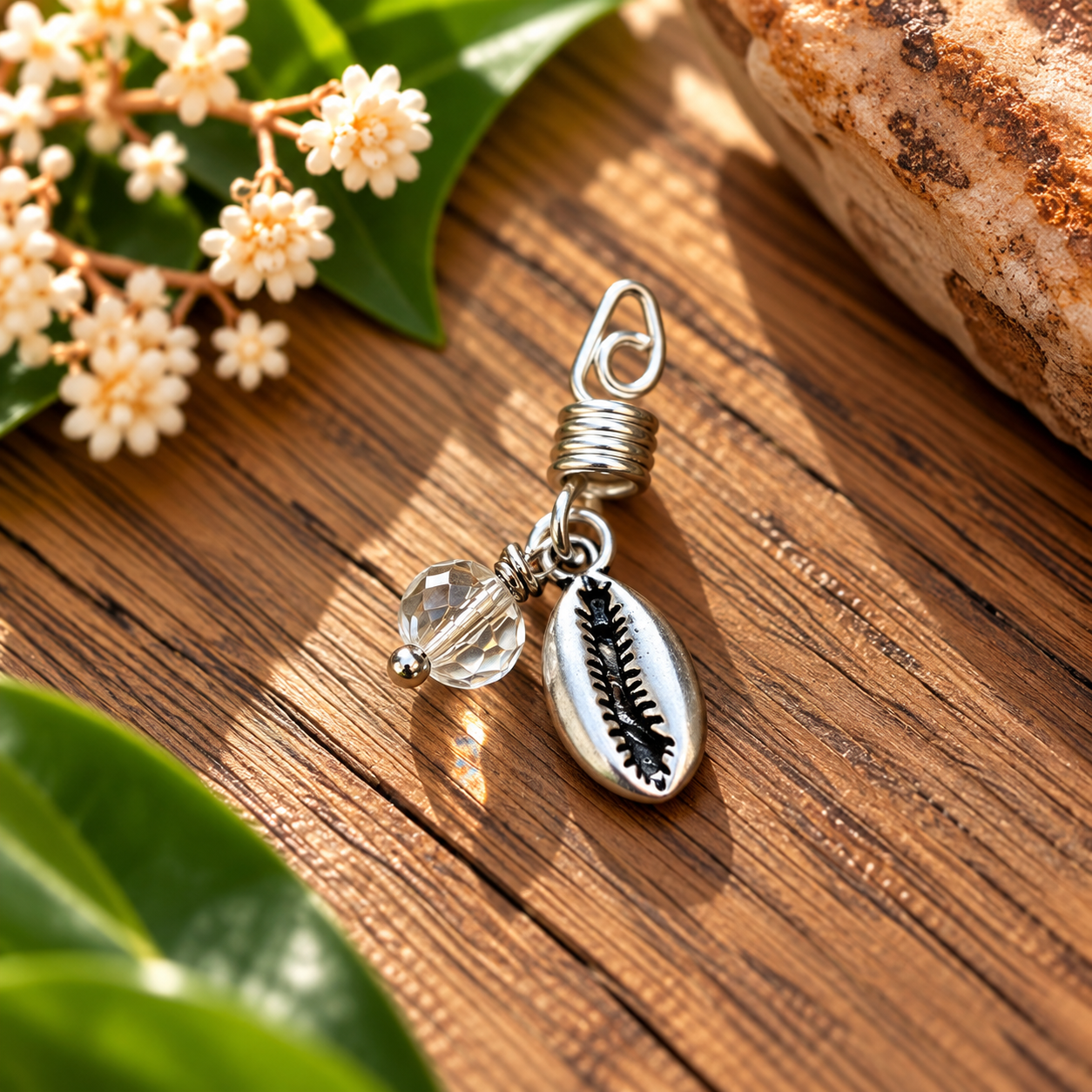 Rustic Crystal and Cowrie Charm.png