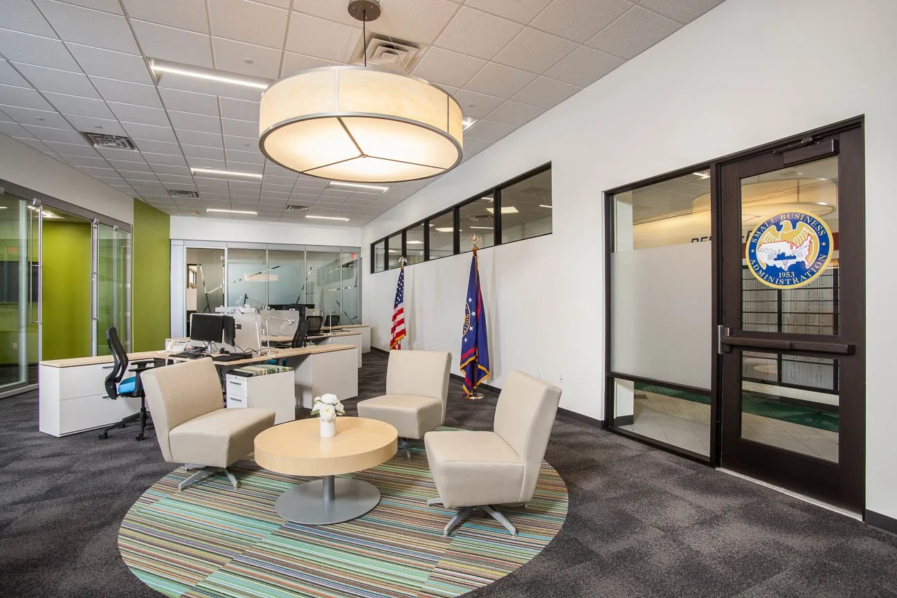 Interior photography of an office for marketing in Casper, Wyoming.