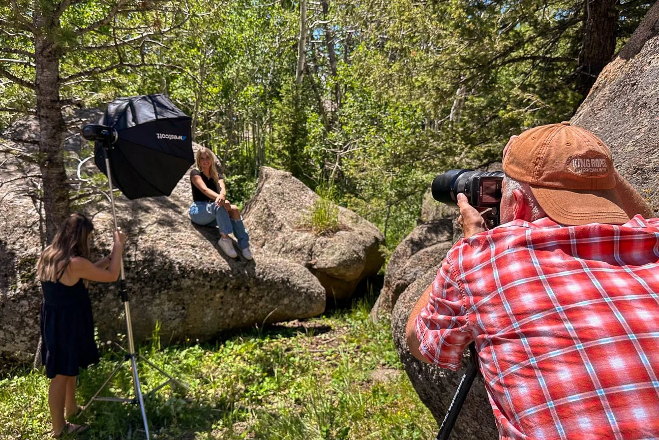 Location Portrait Shoot Studio Setups