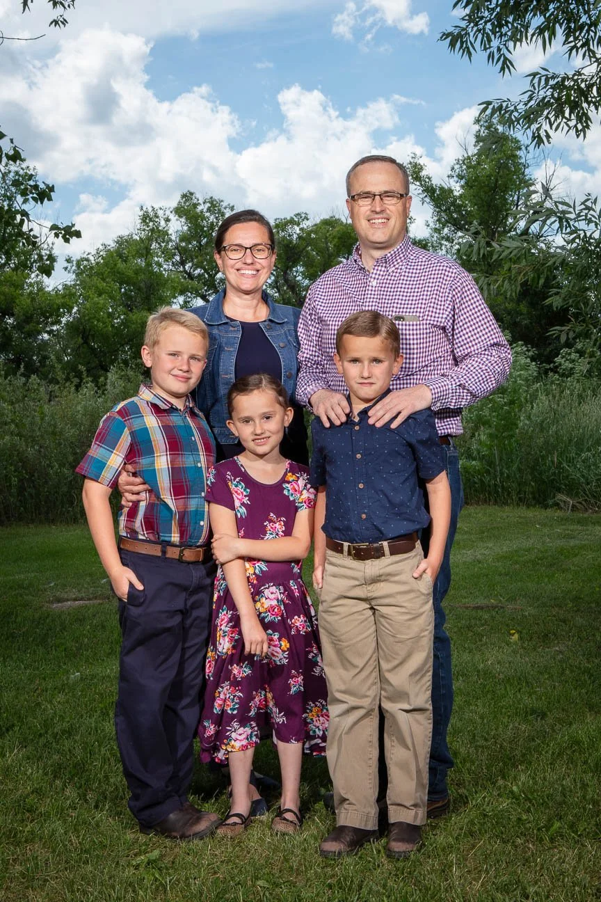 Cheyenne Family Portrait Photographer. Portraits on location at the Wyoming Hereford Ranch in Cheyenne, Wyoming.