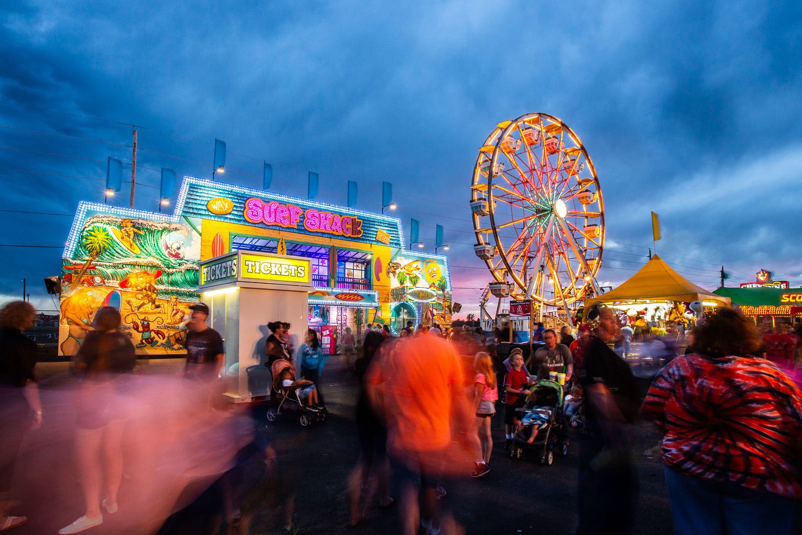 Carnival fun at Cheyenne Frontier Days in Cheyenne, Wyoming.